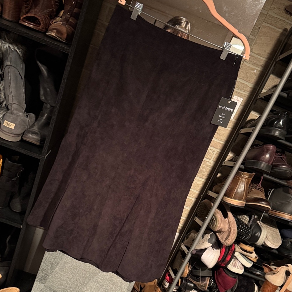 Zac & Rachel Dark Brown Maxi Skirt